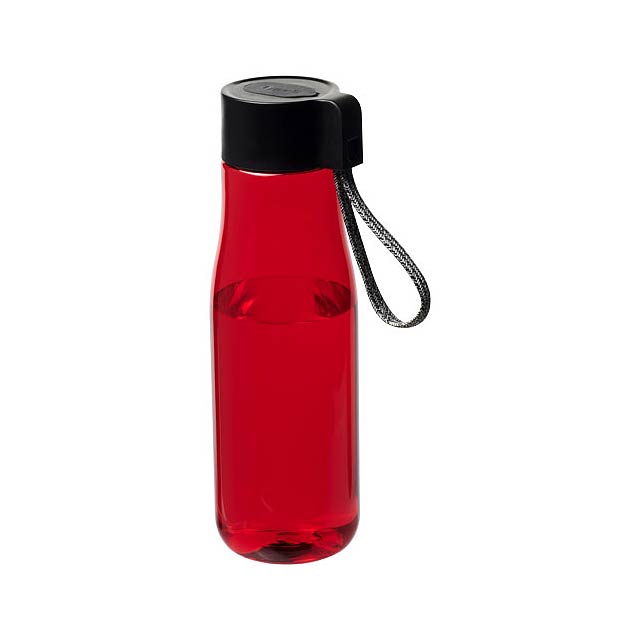 Ara 640 ml sportovní lahev z materiálu Tritan™ s nabíjecím k - transparentná červená