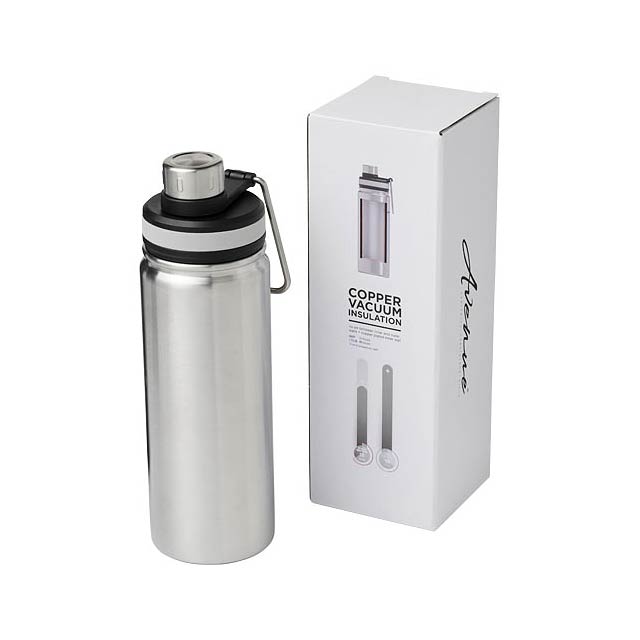 Gessi 590 ml copper vacuum insulated sport bottle - silver