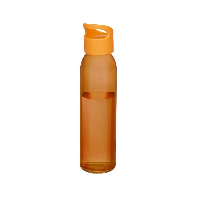 Sky 500 ml glass sport bottle - orange