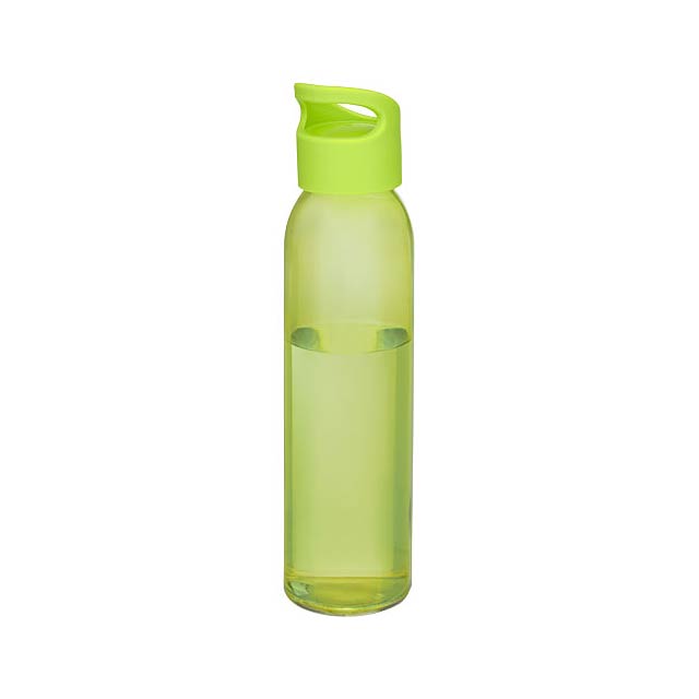 Sky 500 ml glass sport bottle - lime