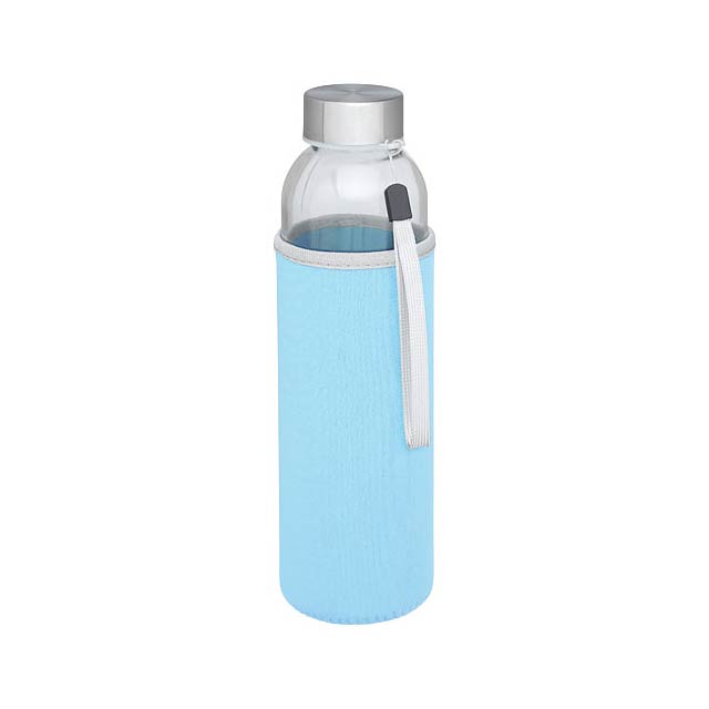 Bodhi 500 ml glass sport bottle - baby blue