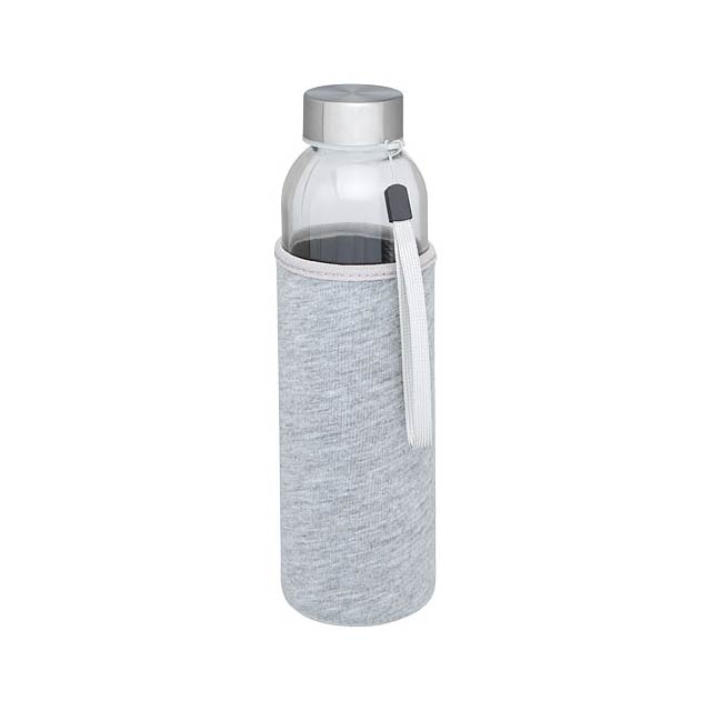 Bodhi 500 ml glass sport bottle - grey