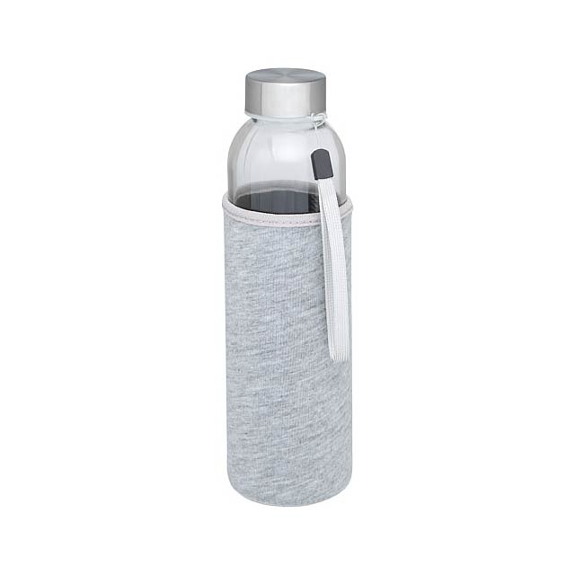 Bodhi 500 ml glass water bottle - grey