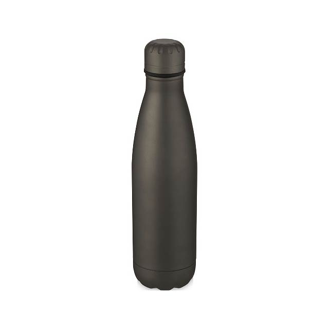 Cove 500 ml vacuum insulated stainless steel bottle - matt silver