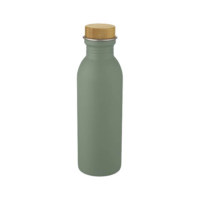Kalix 650 ml stainless steel sport bottle - green