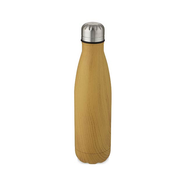 Cove 500 ml Kupfer-Vakuum Isolierflasche in Holzoptik - Beige