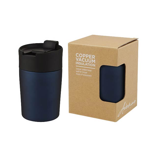 Jetta 180 ml copper vacuum insulated tumbler - blue