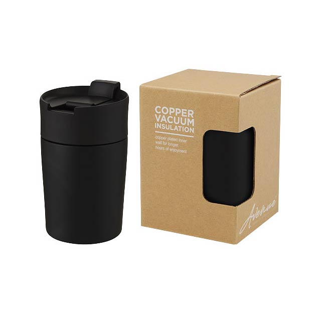 Jetta 180 ml copper vacuum insulated tumbler - black