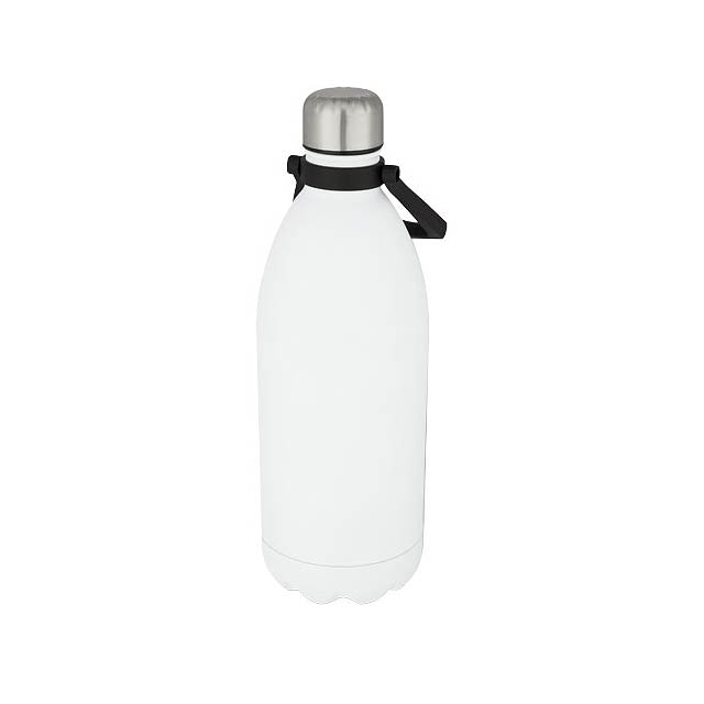 Cove 1.5 L vacuum insulated stainless steel bottle - white