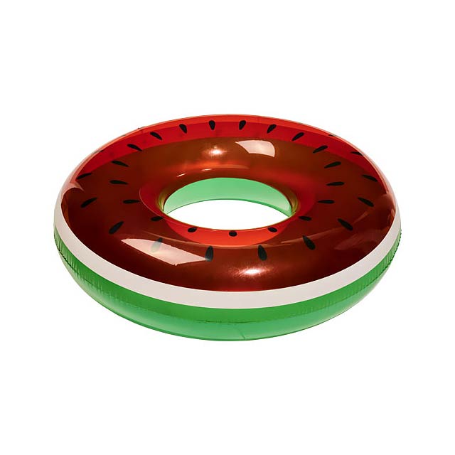 Watermelon inflatable swim ring - multicolor
