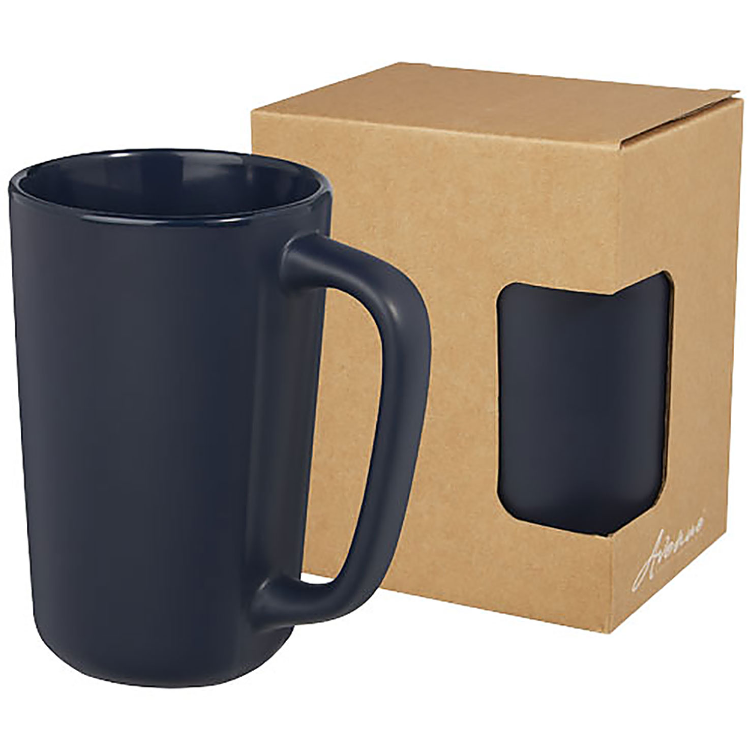 Perk 480 ml Keramiktasse - blau
