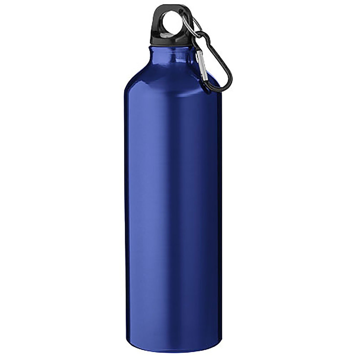 Oregon 770 ml RCS-zertifizierte Trinkflasche aus recyceltem Aluminium mit Karabinerhaken - blau