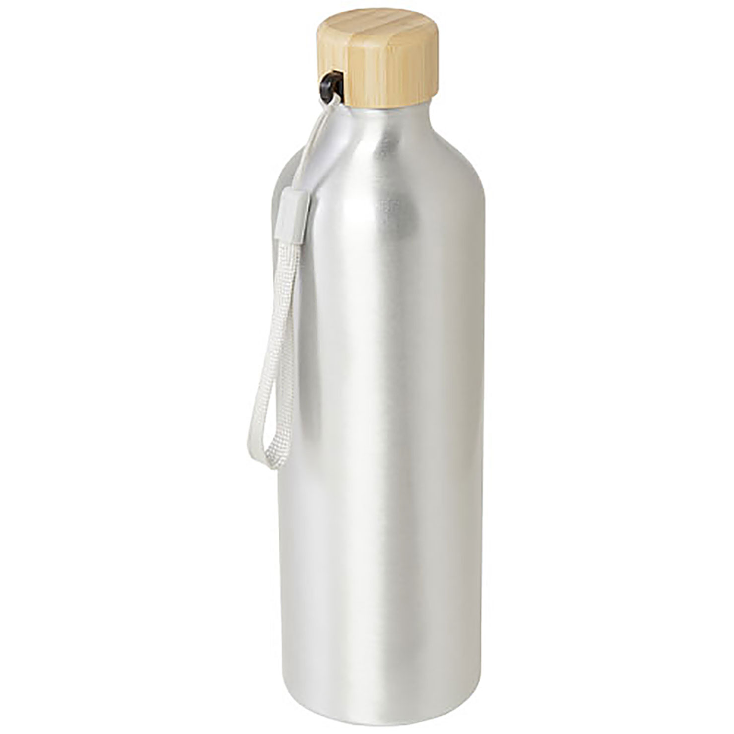Malpeza 770 ml RCS-zertifizierte Wasserflasche aus recyceltem Aluminium - Silber