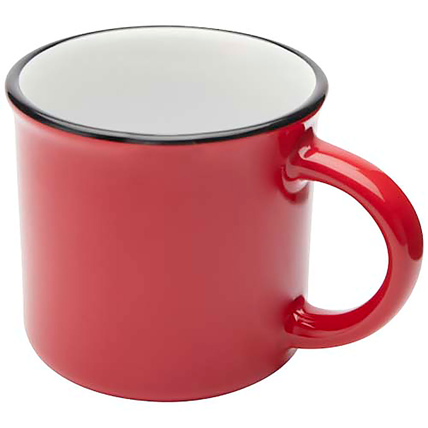 Bari Keramiktasse 240 ml - Rot