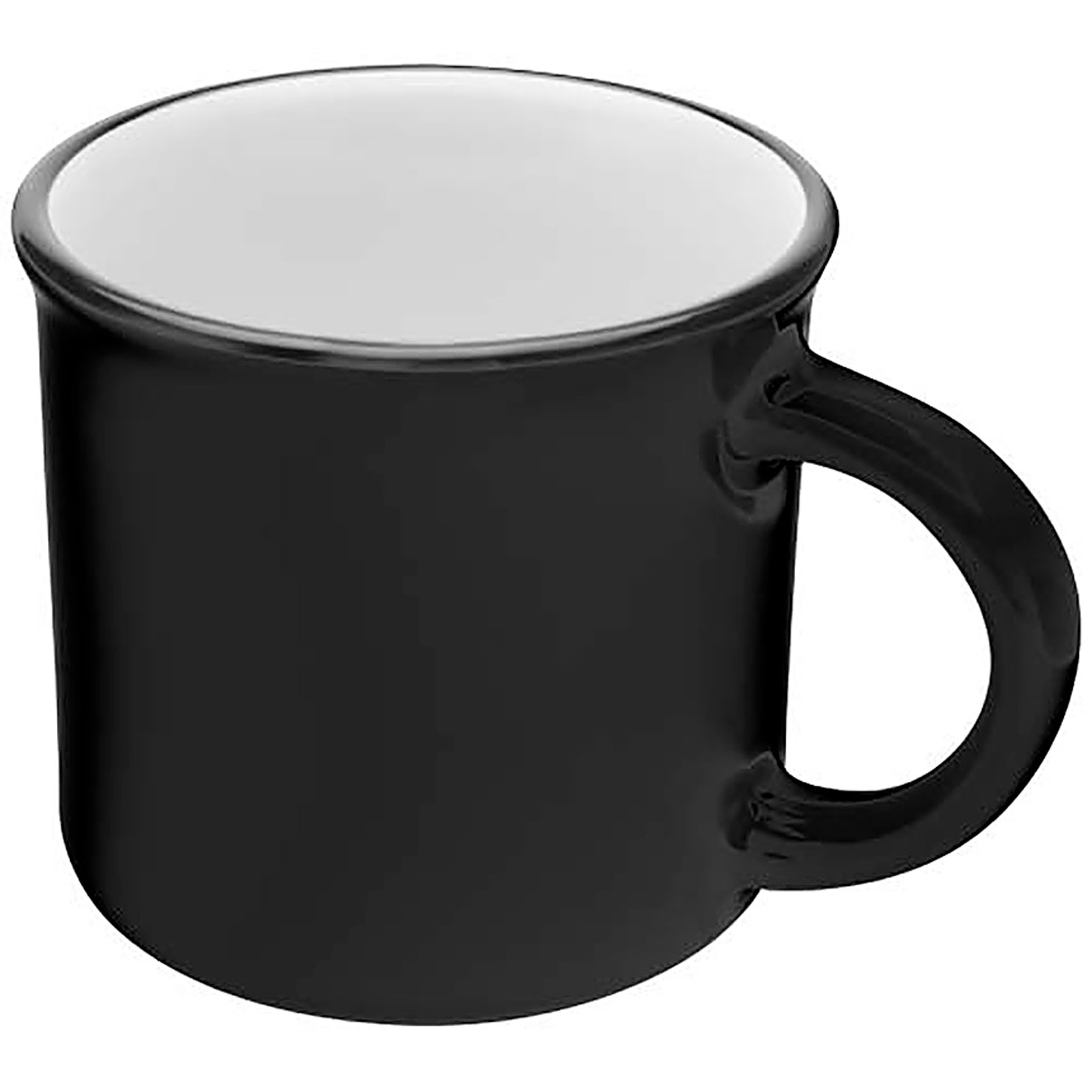 Bari Keramiktasse 240 ml - schwarz