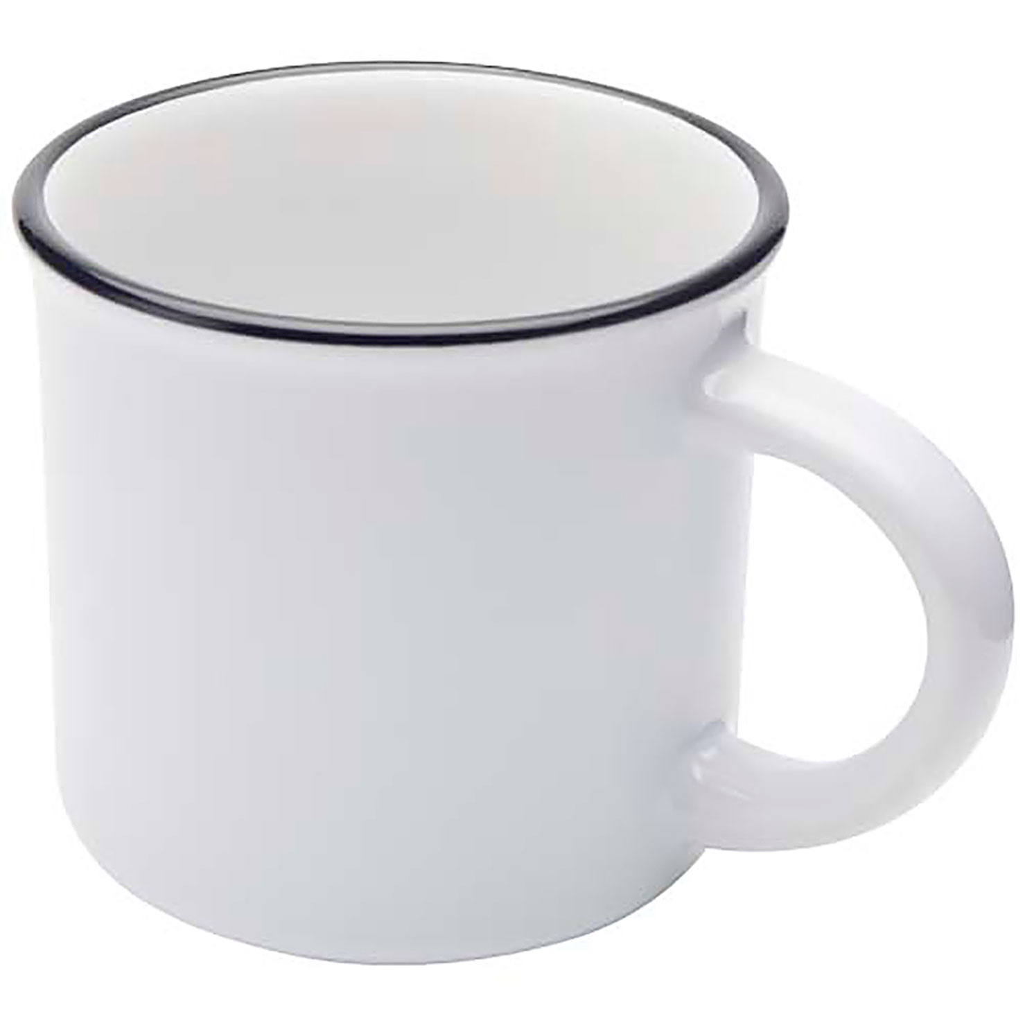 Bari 240 ml Sublimation Keramiktasse  - Weiß 