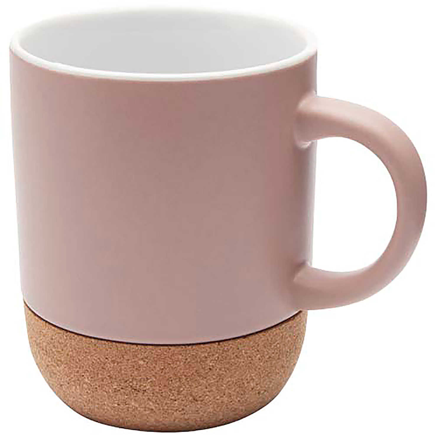 Billie 300 ml Keramiktasse mit Korkdetails  - Rosa