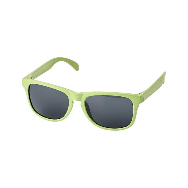 Rongo sluneční brýle z pšeničné slámy - zelená
