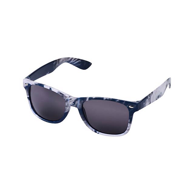 Sun Ray tie dye sunglasses - blue