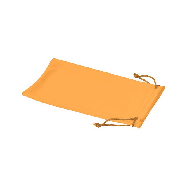 Clean sáček z mikrovláken na sluneční brýle - oranžová