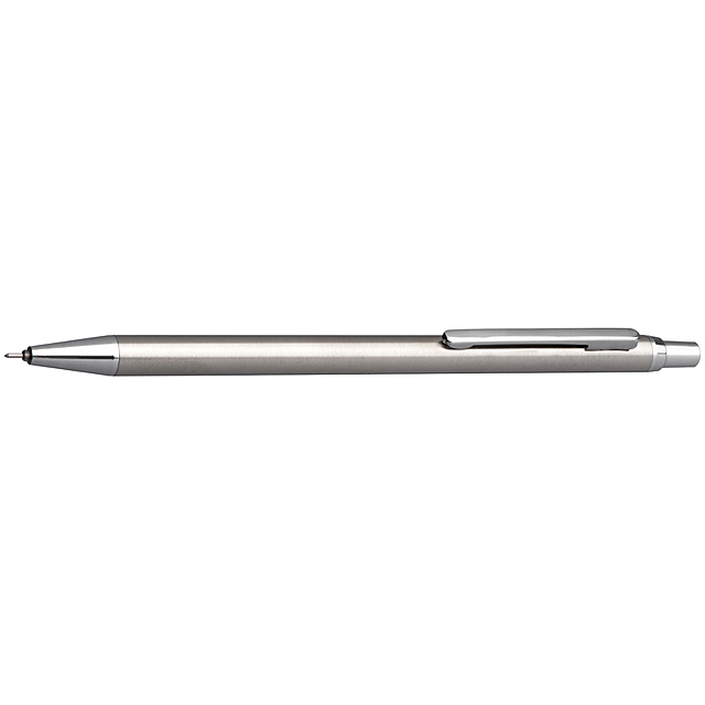 Hliníkové kuličkové pero - šedá