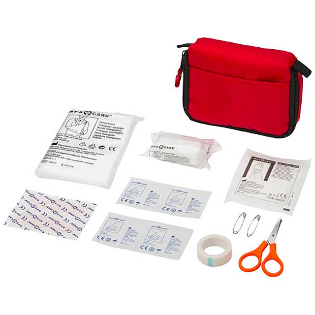 Save-me 19-piece first aid kit - red