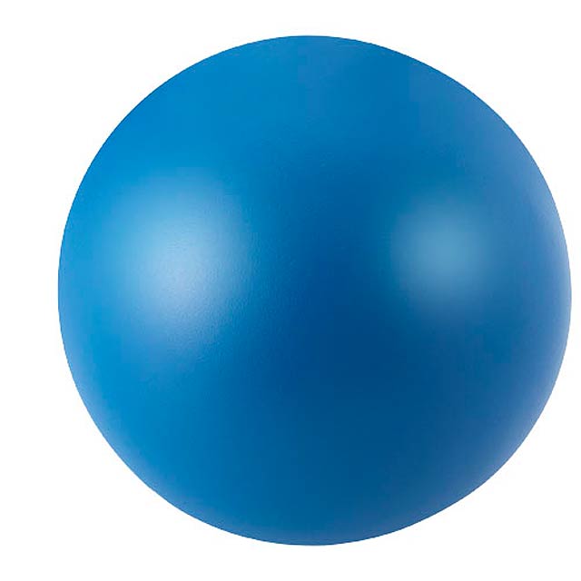 Cool round stress reliever - blue