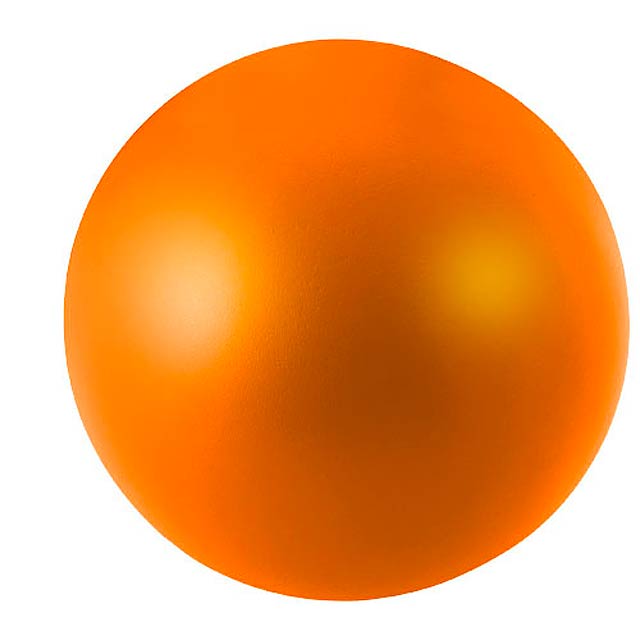 Cool round stress reliever - orange