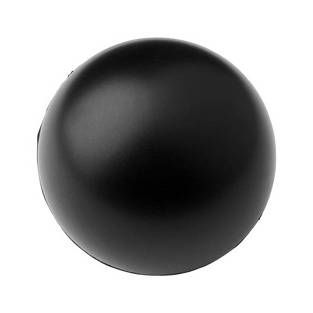 Cool round stress reliever - black