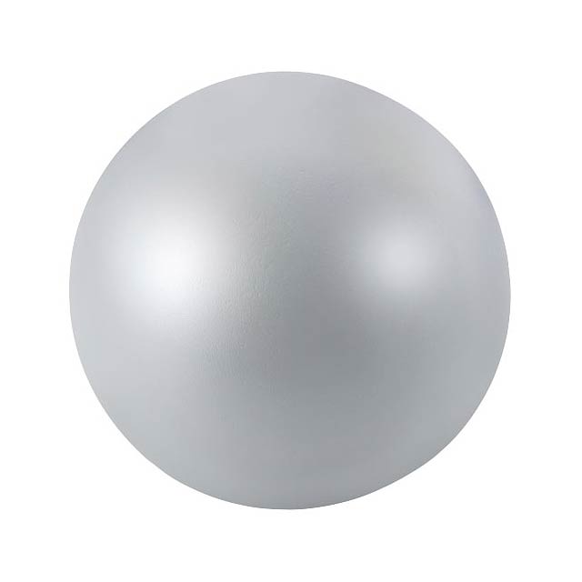 Cool round stress reliever - silver