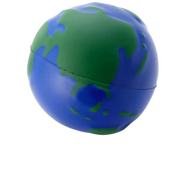 Globe stress reliever - blue/green