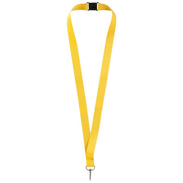 Lago Lanyard mit abtrennbarem Verschluss - Gelb