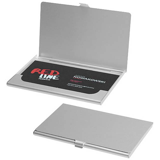 Shanghai business card holder - silver