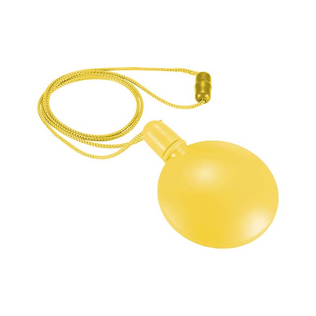 Blubber round bubble dispenser - yellow