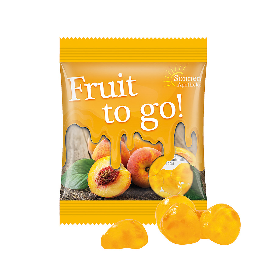 Mini bag 15g, foil transparent, Trolli vitamin jelly gums - transparentní Mini bag 15g, foil transparent, Trolli vitamin jelly gums - transparentní