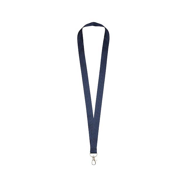 Impey lanyard with convenient hook - blue