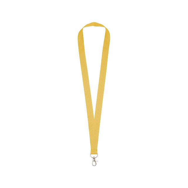Impey lanyard with convenient hook - yellow
