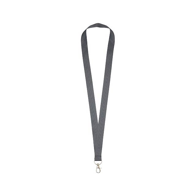 Impey lanyard with convenient hook - grey