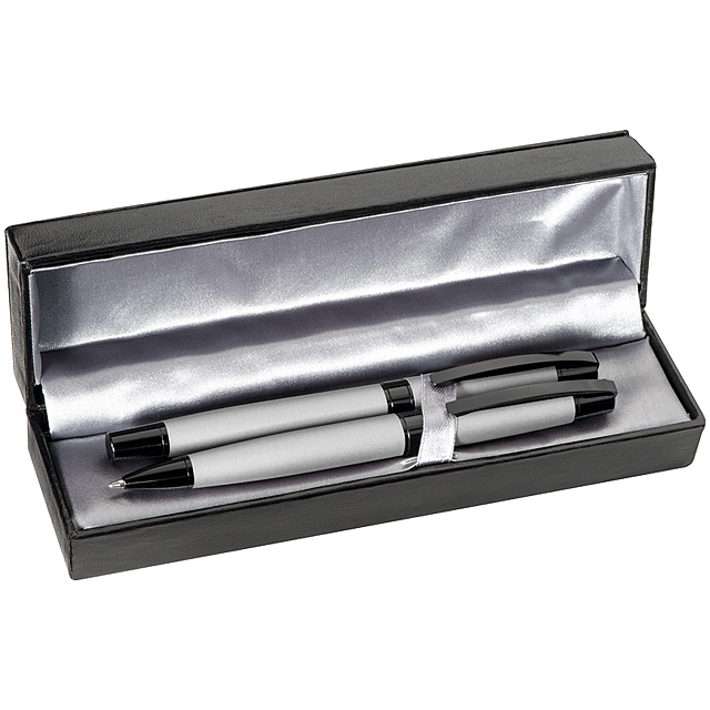 Writing set black - grey