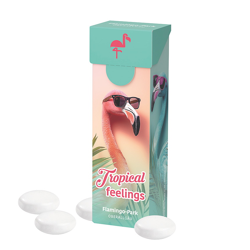 Slim Box mini, Mentos chewing candy mint - Slim Box mini, Mentos chewing candy mint -