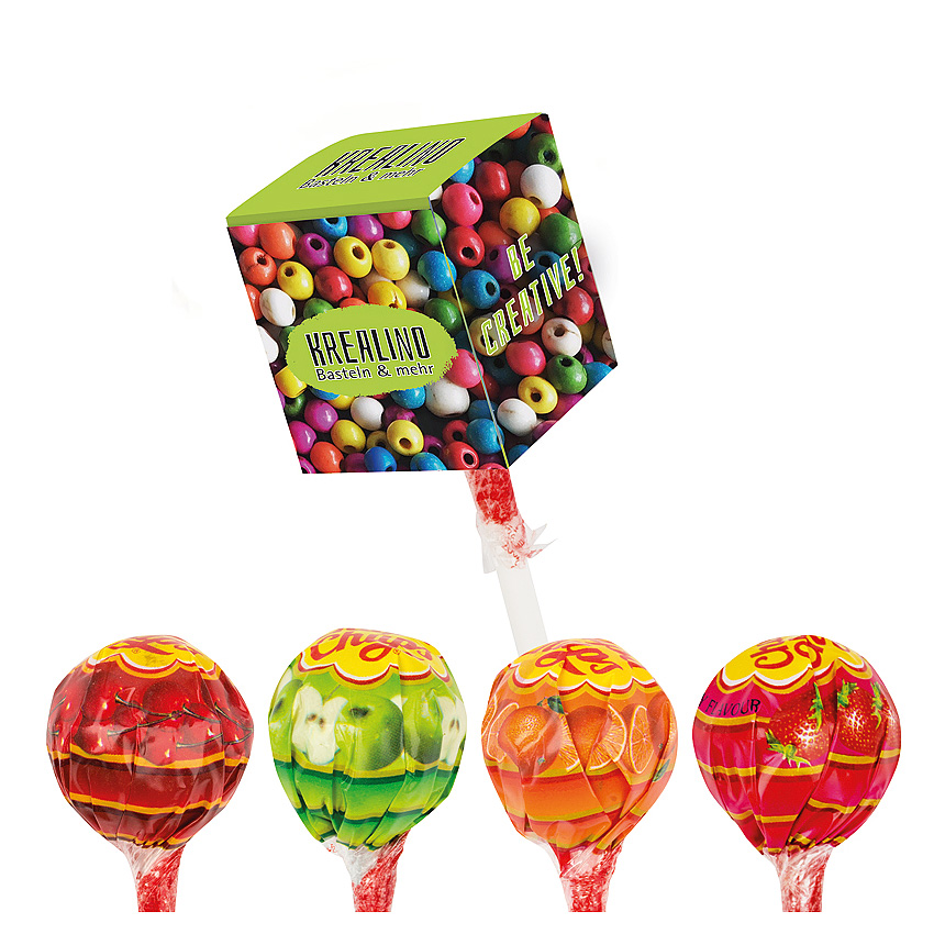 Lolly box, Chupa Chup ball-shaped lolly, fruity - 