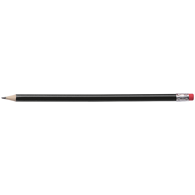Pencil with Guma - black