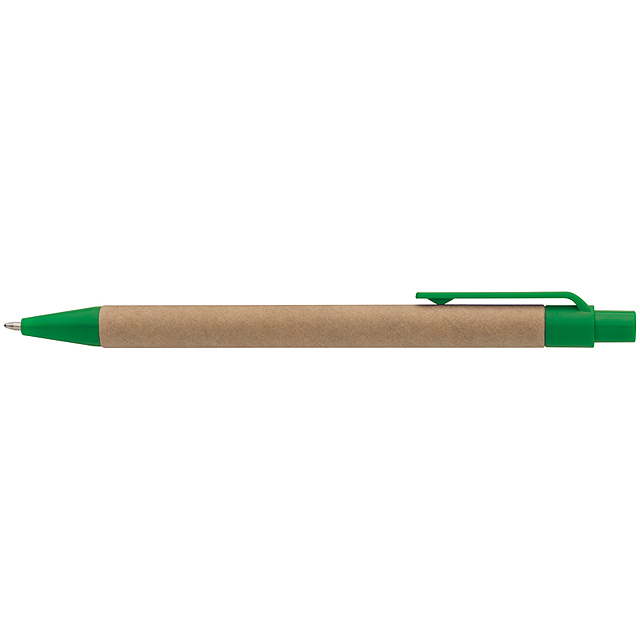 Pero z papíru - zelená