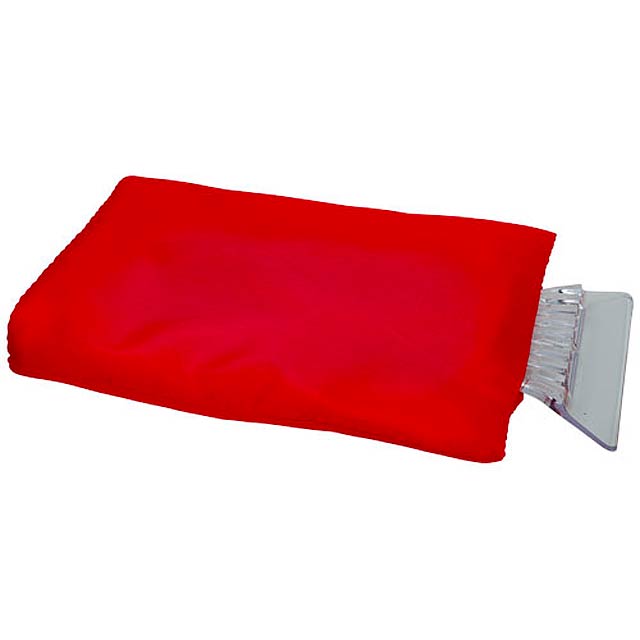 Colt ice scraper with glove - red