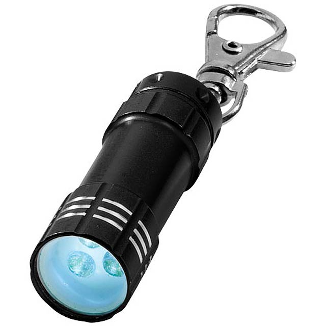 Klíčenková LED svítilna Astro - černá