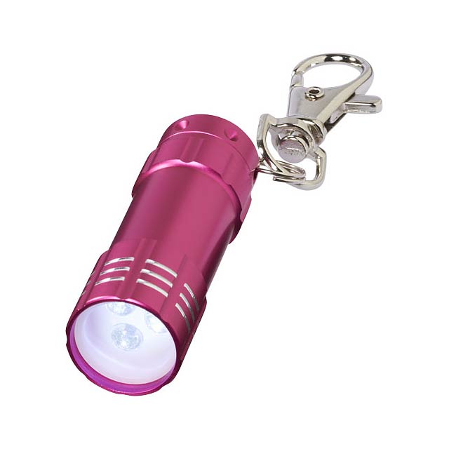 Klíčenková LED svítilna Astro - fuchsiová (tm. růžová)