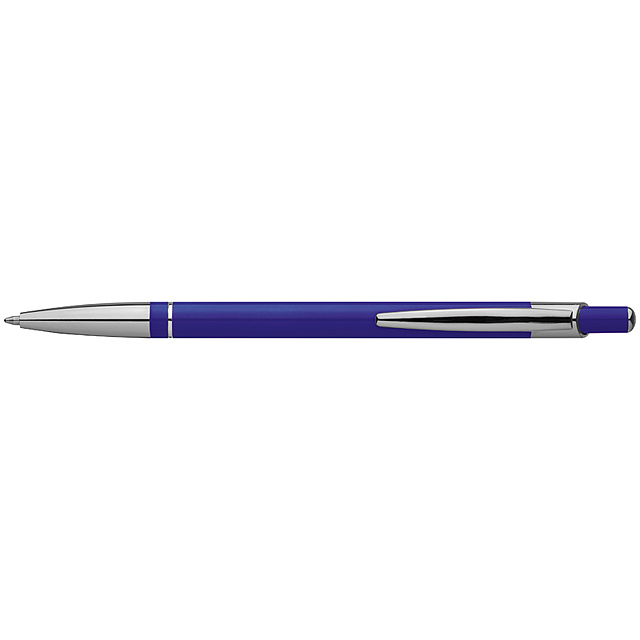 Metal ball pen - blue