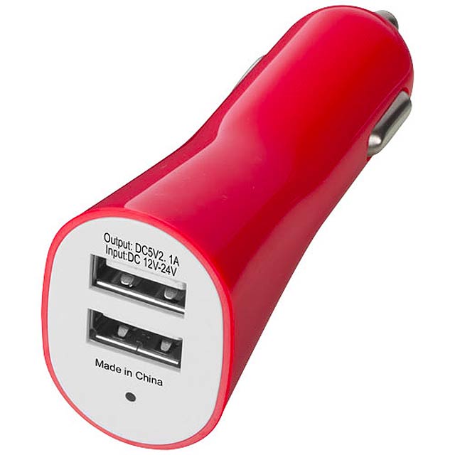autoadaptér USB - červená