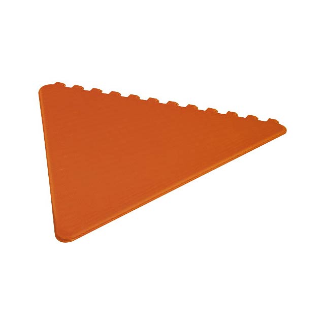 Frosty 2.0 triangular recycled plastic ice scraper - orange