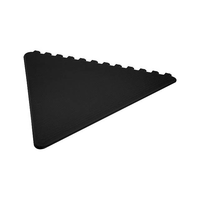 Frosty 2.0 triangular recycled plastic ice scraper - black